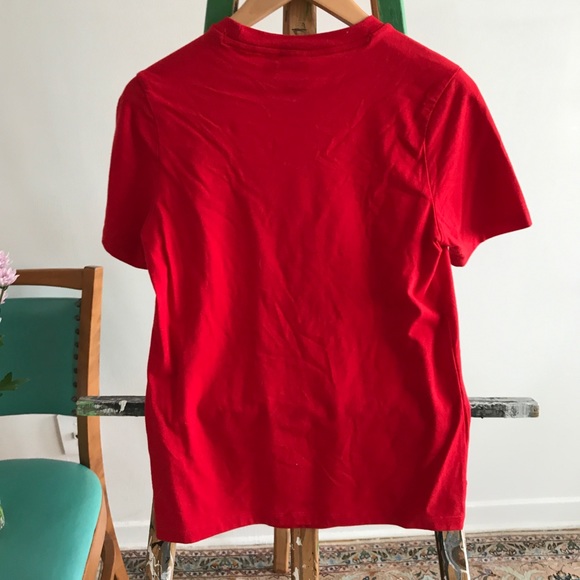 Engine Red stretch cotton Adidas Tee. Never worn! - Picture 2 of 3